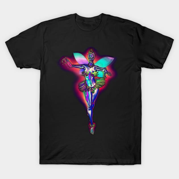 "Chrome Pixie" T-Shirt by TheOuterLinux